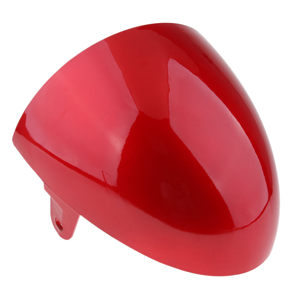 Universal Motorcycle ABS Rear Seat Cowl Cover for Cafe Racer Red