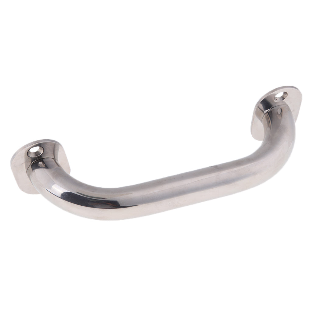 Marine Stainless Steel Boat Door Hatch Grab Handle Cabinet Handrail 24cm