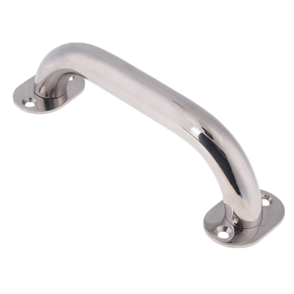 Marine Stainless Steel Boat Door Hatch Grab Handle Cabinet Handrail 24cm