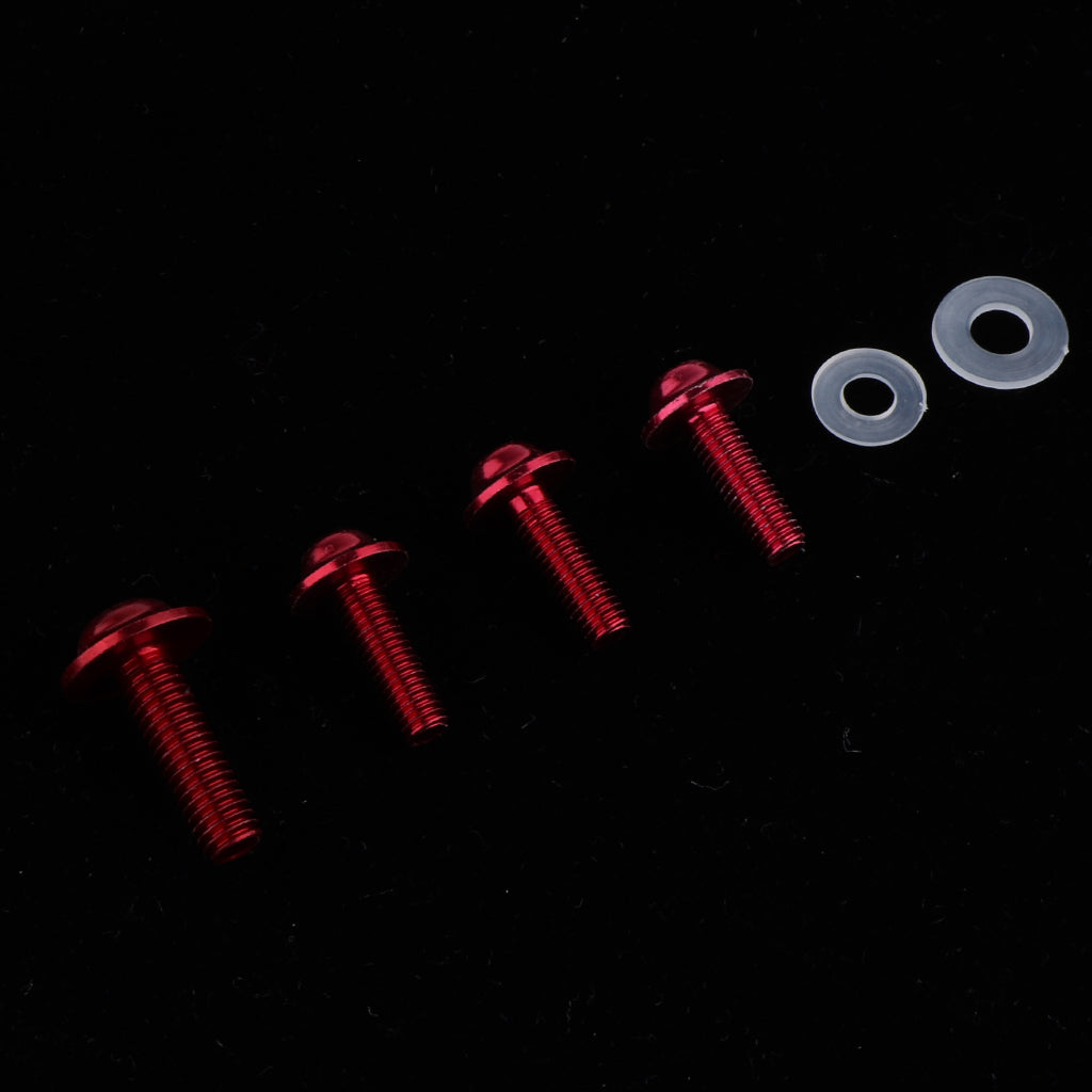 158Pcs Motorcycle Complete Fairing Bolt Kit Fastener Clips Screws Red