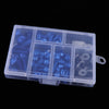 158Pcs Motorcycle Complete Fairing Bolt Kit Fastener Clips Screws Blue