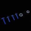 158Pcs Motorcycle Complete Fairing Bolt Kit Fastener Clips Screws Blue