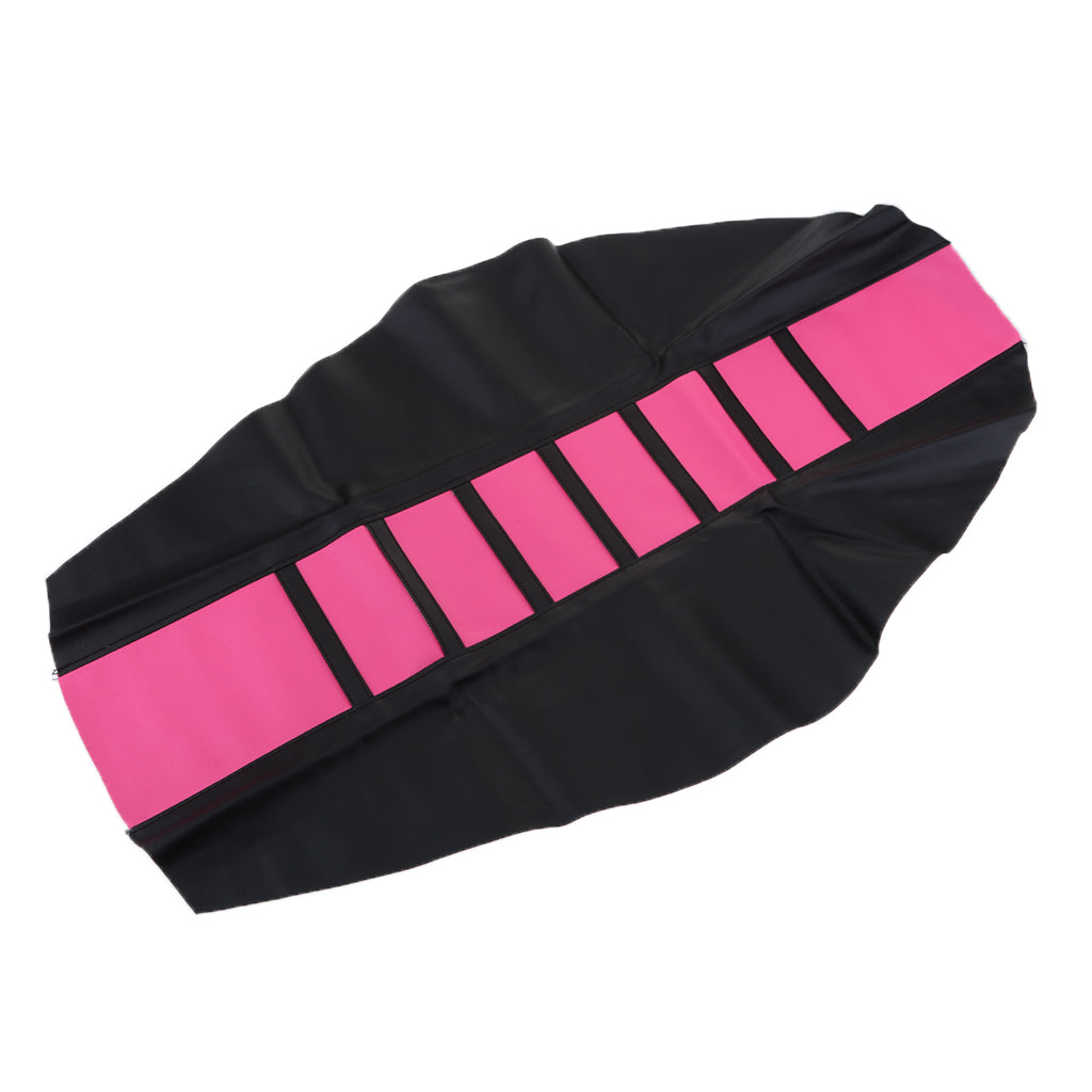 Universal Gripper Soft Motorcycle Anti-Slip Seat Cover for Dirt Bike Pink