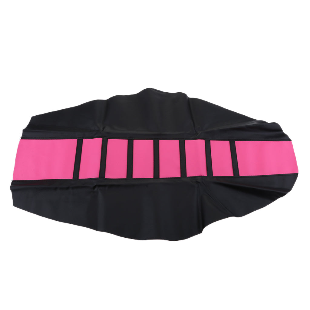 Universal Gripper Soft Motorcycle Anti-Slip Seat Cover for Dirt Bike Pink