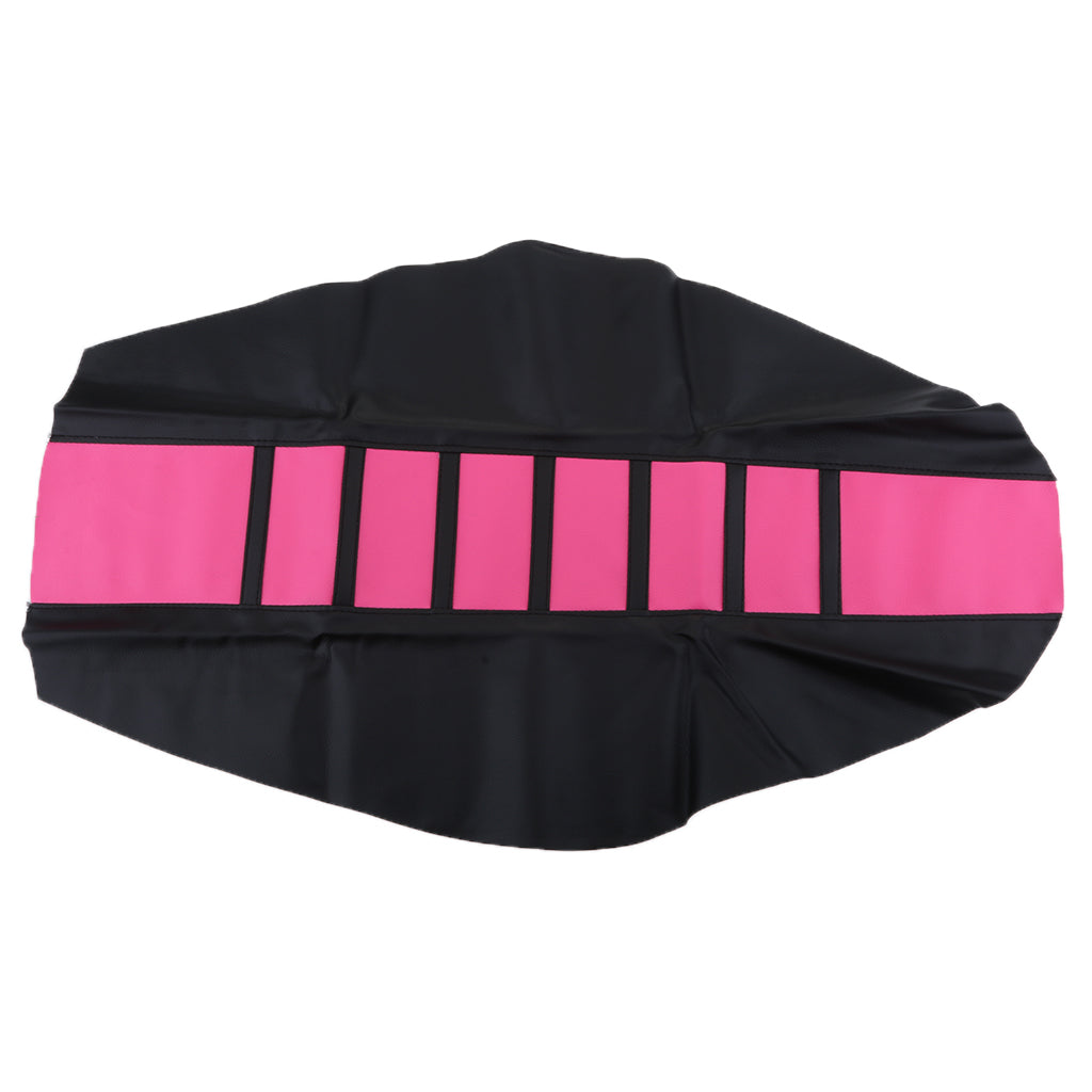 Universal Gripper Soft Motorcycle Anti-Slip Seat Cover for Dirt Bike Pink