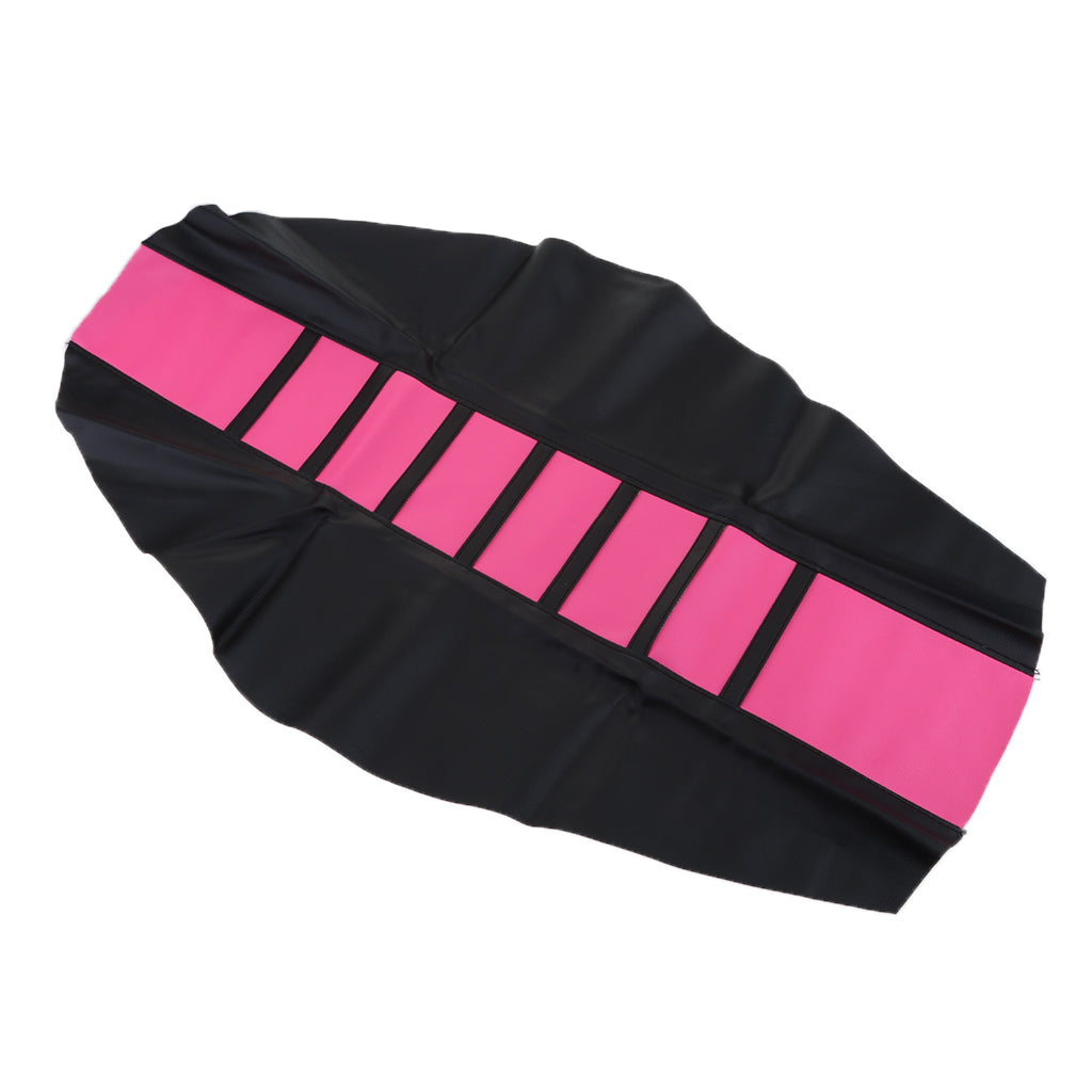 Universal Gripper Soft Motorcycle Anti-Slip Seat Cover for Dirt Bike Pink