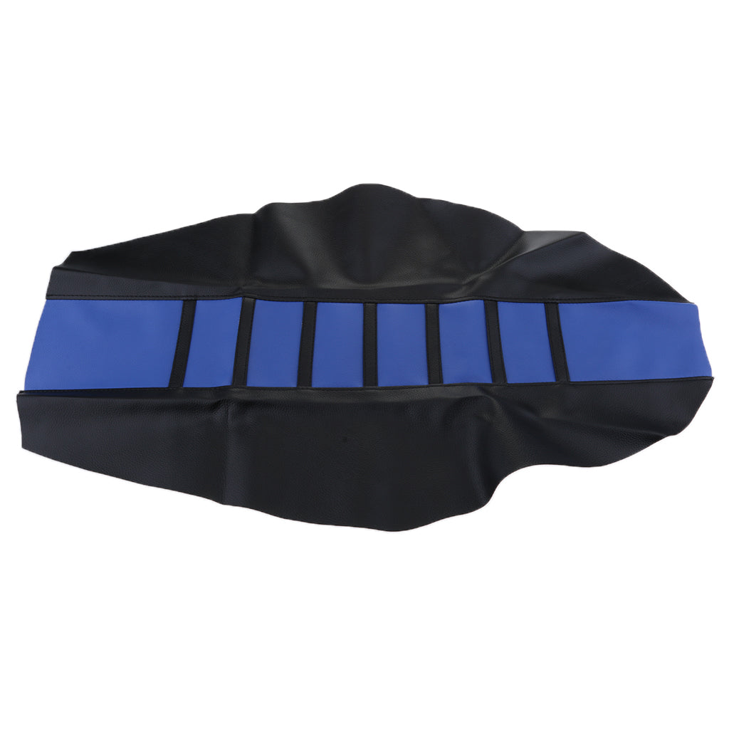 Universal Gripper Soft Motorcycle Anti-Slip Seat Cover for Dirt Bike Blue