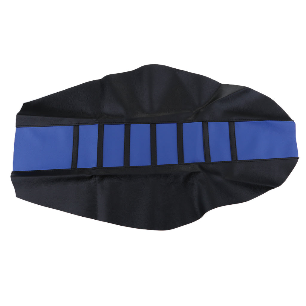 Universal Gripper Soft Motorcycle Anti-Slip Seat Cover for Dirt Bike Blue