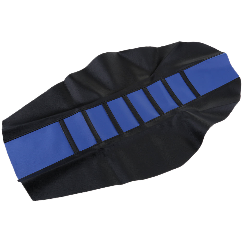 Universal Gripper Soft Motorcycle Anti-Slip Seat Cover for Dirt Bike Blue