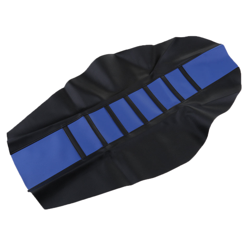 Universal Gripper Soft Motorcycle Anti-Slip Seat Cover for Dirt Bike Blue