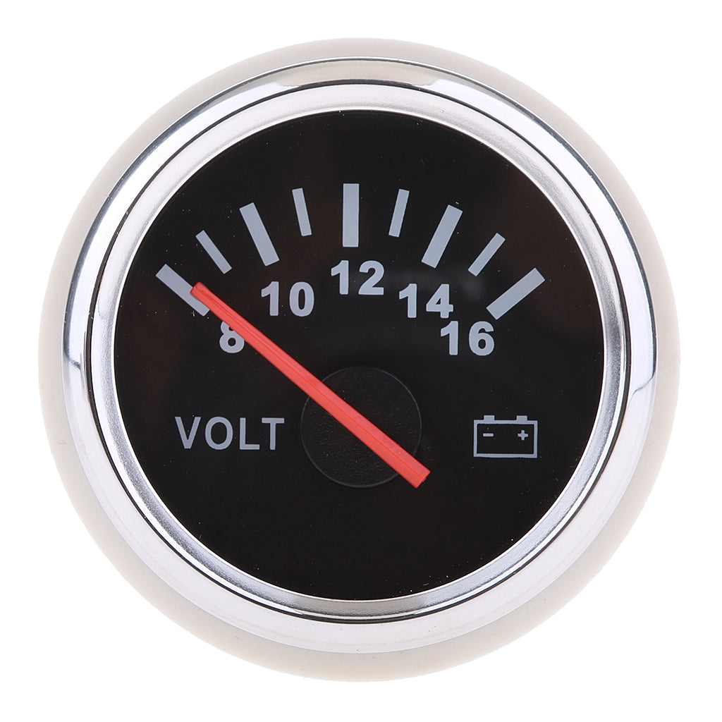 9-32V Marine Boat Battery Electrical Car Truck Voltmeter Gauge 52mm/2" N2