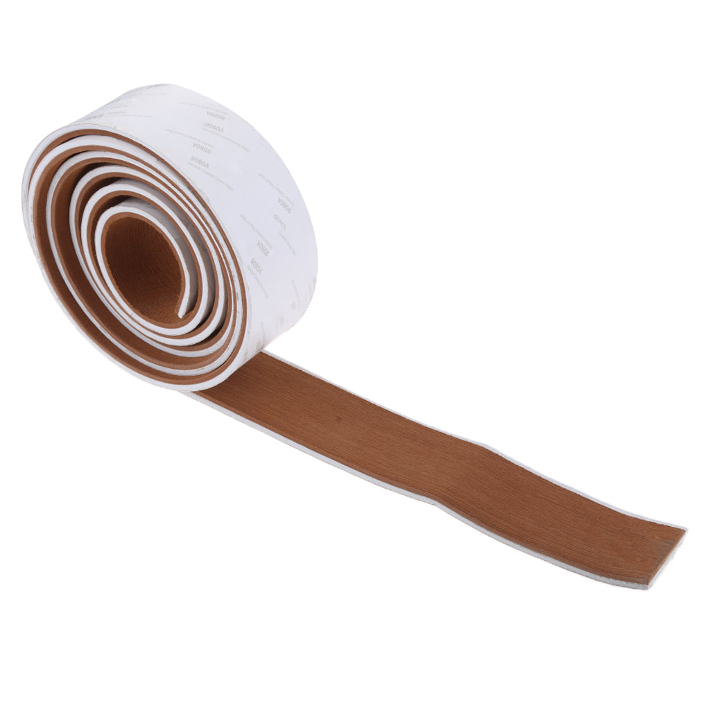 EVA Faux Teak Decking Sheet Marine Yacht Boat Tape Light Brown White Stripe