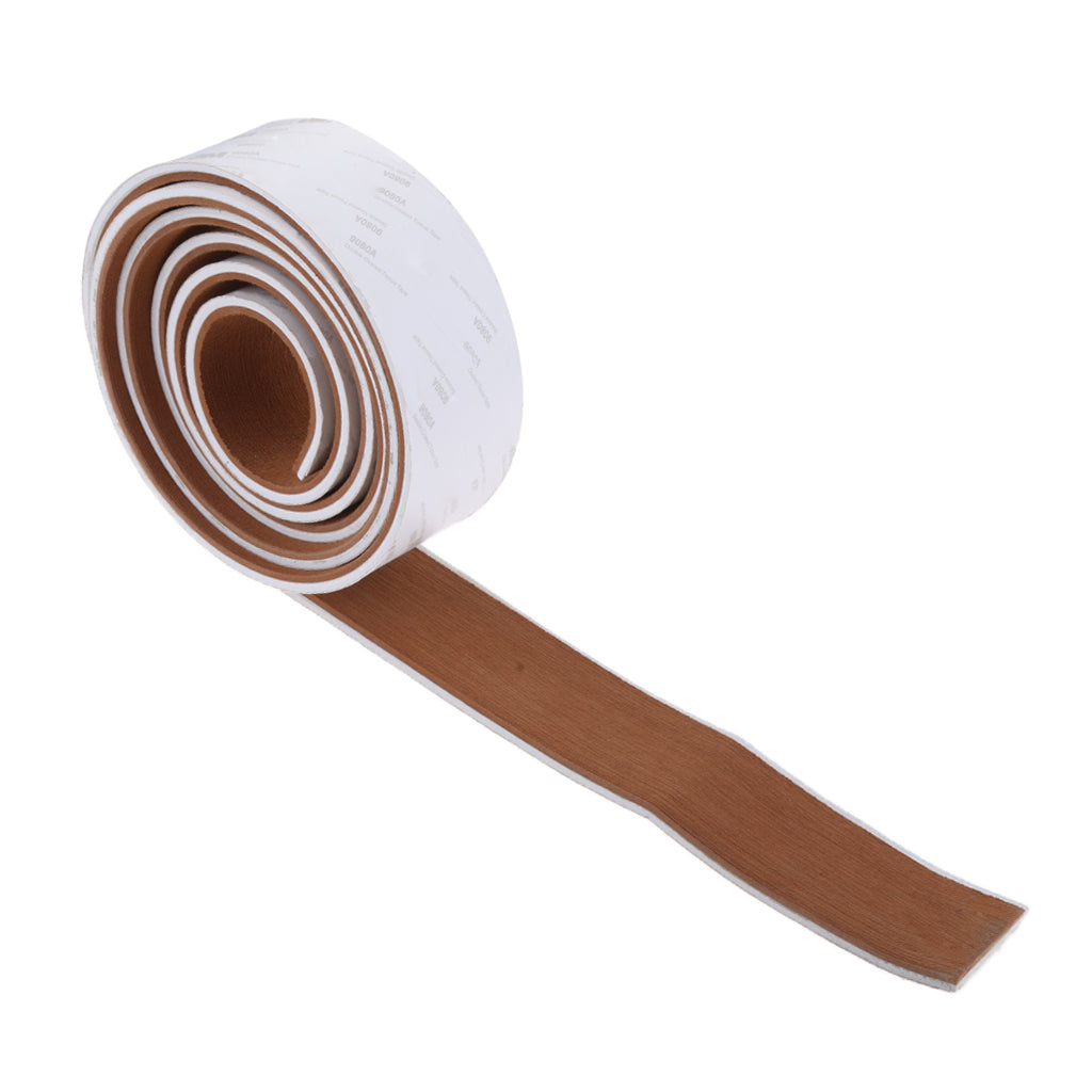 EVA Faux Teak Decking Sheet Marine Yacht Boat Tape Light Brown White Stripe