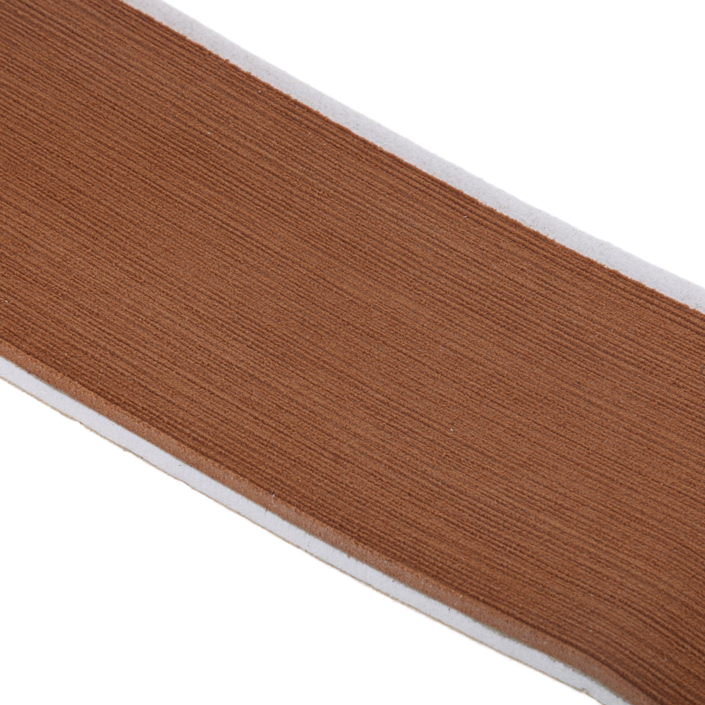 EVA Faux Teak Decking Sheet Marine Yacht Boat Tape Light Brown White Stripe