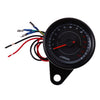 Universal Motorcycle Tachometer RPM Gauge with LED Backlight Light Black