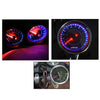 Universal Motorcycle Tachometer RPM Gauge with LED Backlight Light Chrome