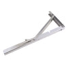 Lightweight 304 Stainless Steel Folding Boat Bench Shelf Table Bracket 16in