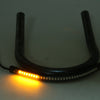 Cafe Racer Seat Frame Hoop Loop End LED Light for Yamaha BMW  Upswept 175mm