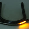 Cafe Racer Seat Frame Hoop Loop End LED Light for Yamaha BMW  Upswept 175mm