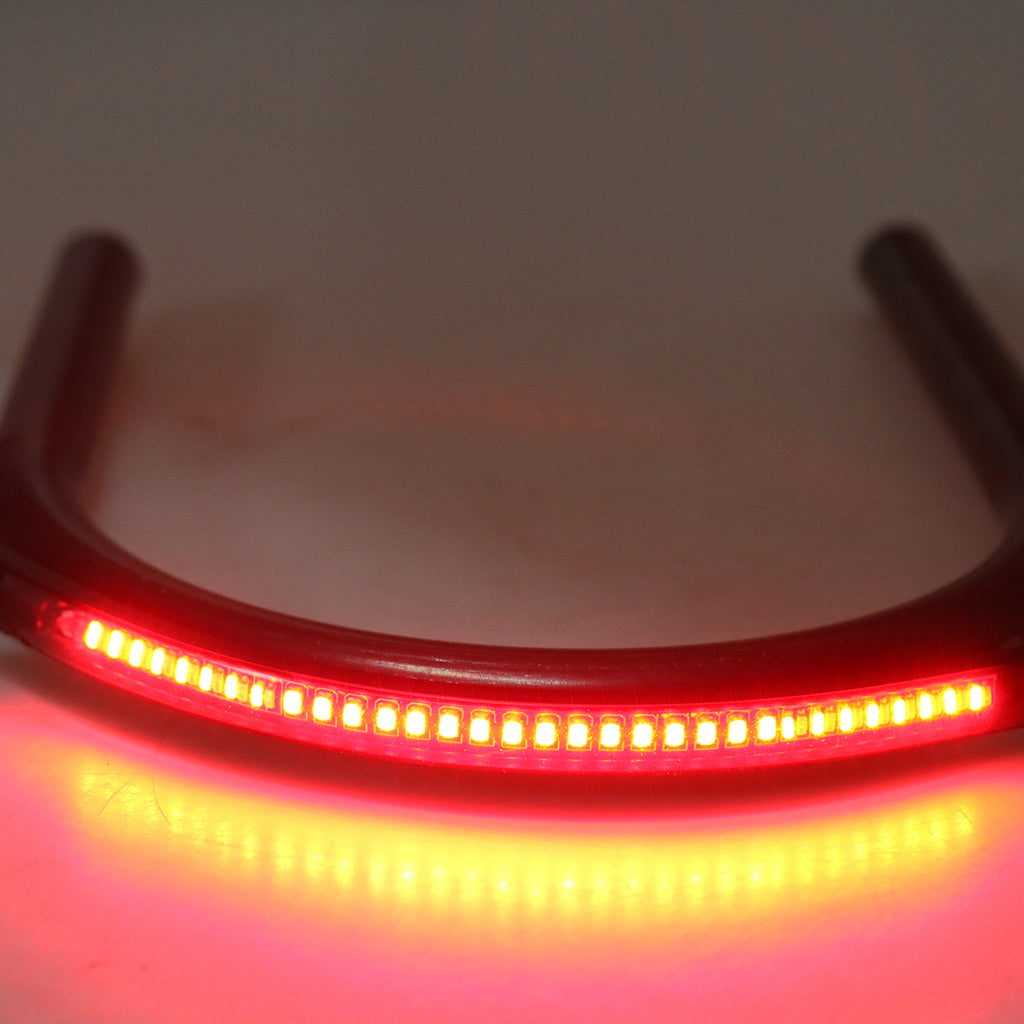 Cafe Racer Seat Frame Hoop Loop End LED Light for Yamaha BMW  Flat 210mm