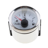 52mm Waterproof Protection Oil Pressure Gauge for Boat / Yacht White Chrome