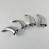 Motorcycle Fender Front Horns Decoration for Chopper Bobber Touring Chrome