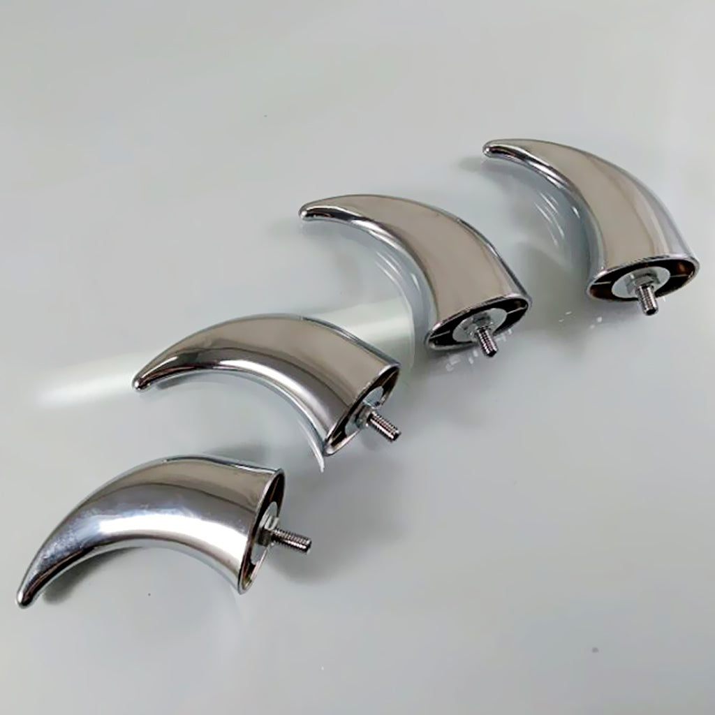 Motorcycle Fender Front Horns Decoration for Chopper Bobber Touring Chrome