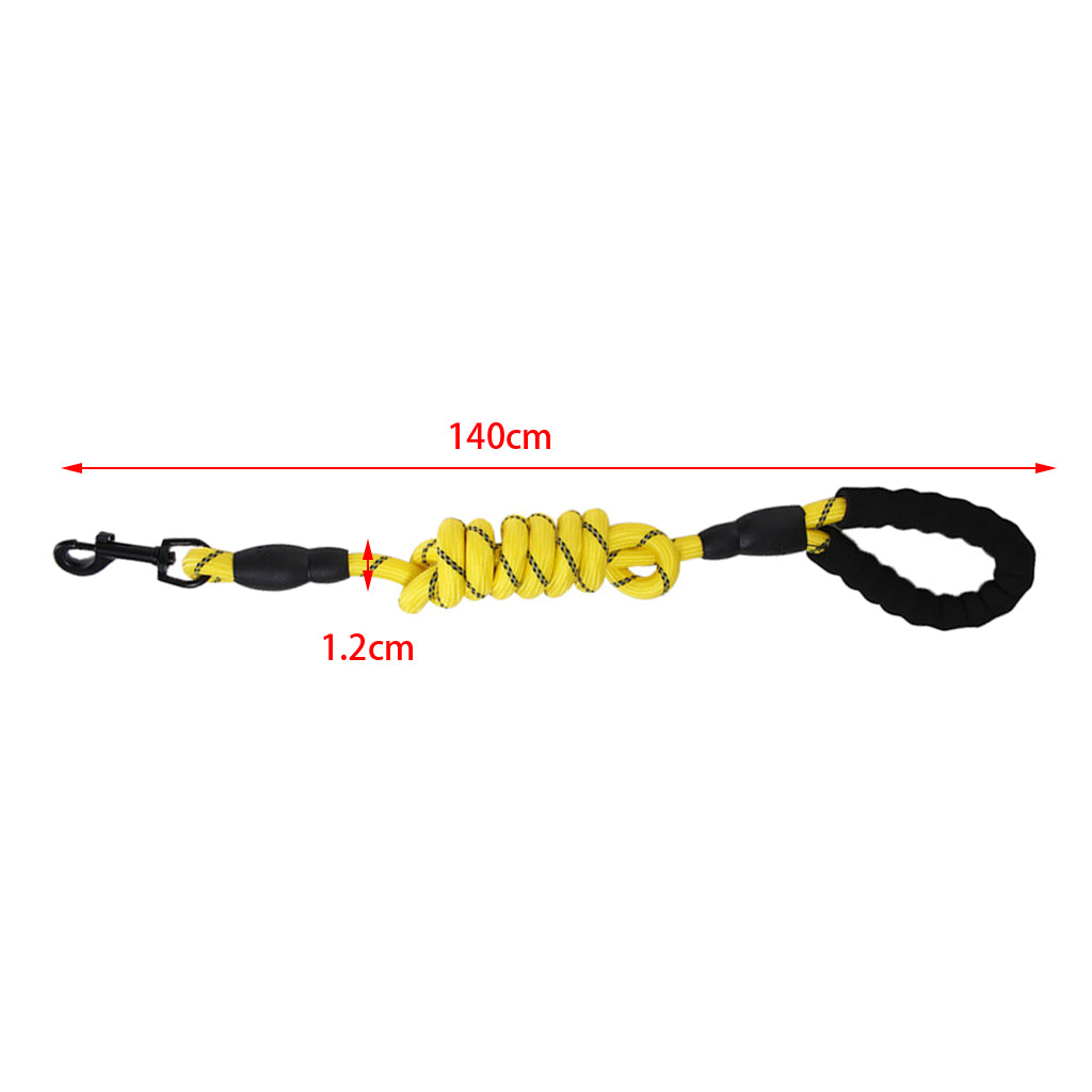 Elastic Adjustable Pet Rope Leash Dog Walking Rope For Pet Dog Puppy Yellow