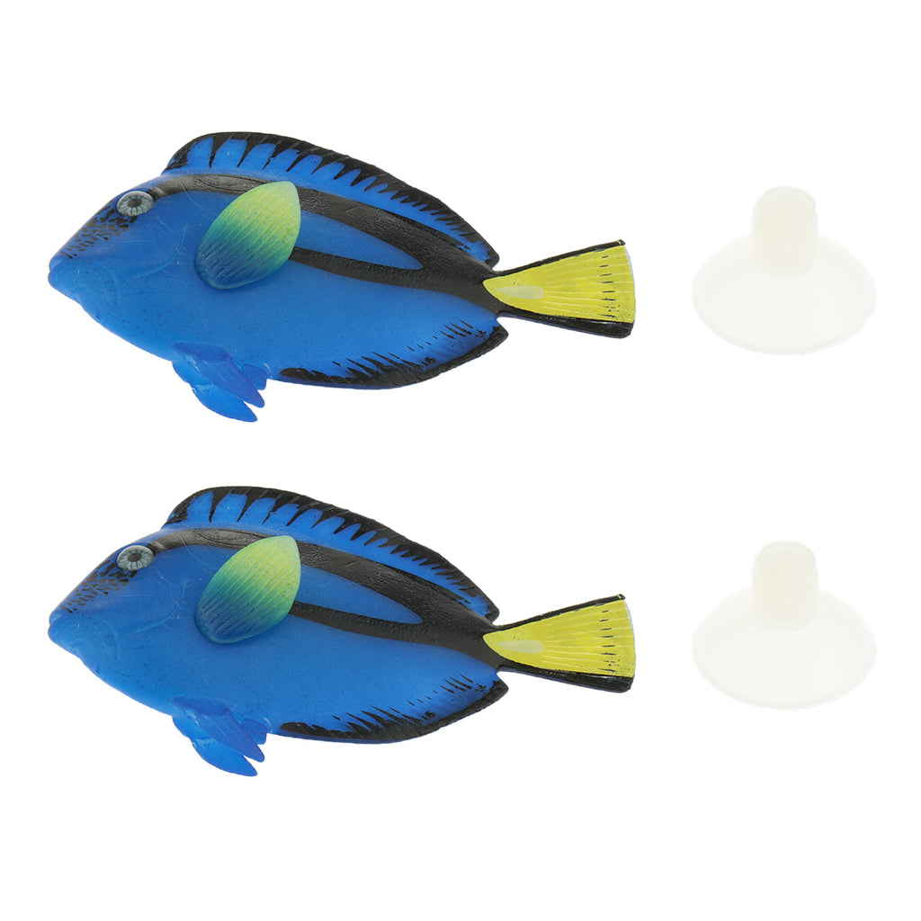 Luminous Simulation Fish Aquarium Glow Decoration Artificial Fishes Blue