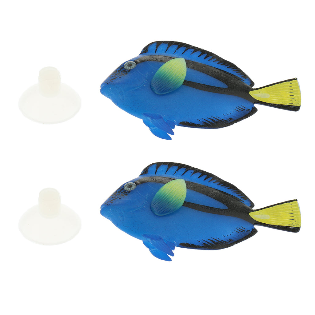 Luminous Simulation Fish Aquarium Glow Decoration Artificial Fishes Blue