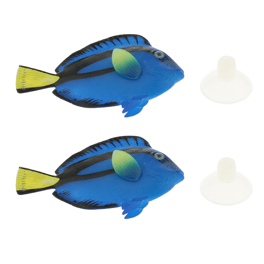 Luminous Simulation Fish Aquarium Glow Decoration Artificial Fishes Blue