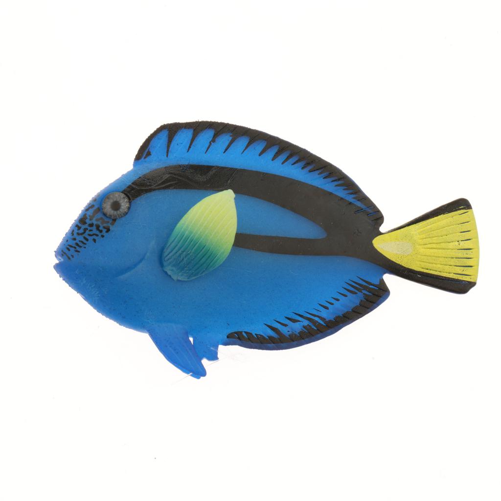 Luminous Simulation Fish Aquarium Glow Decoration Artificial Fishes Blue