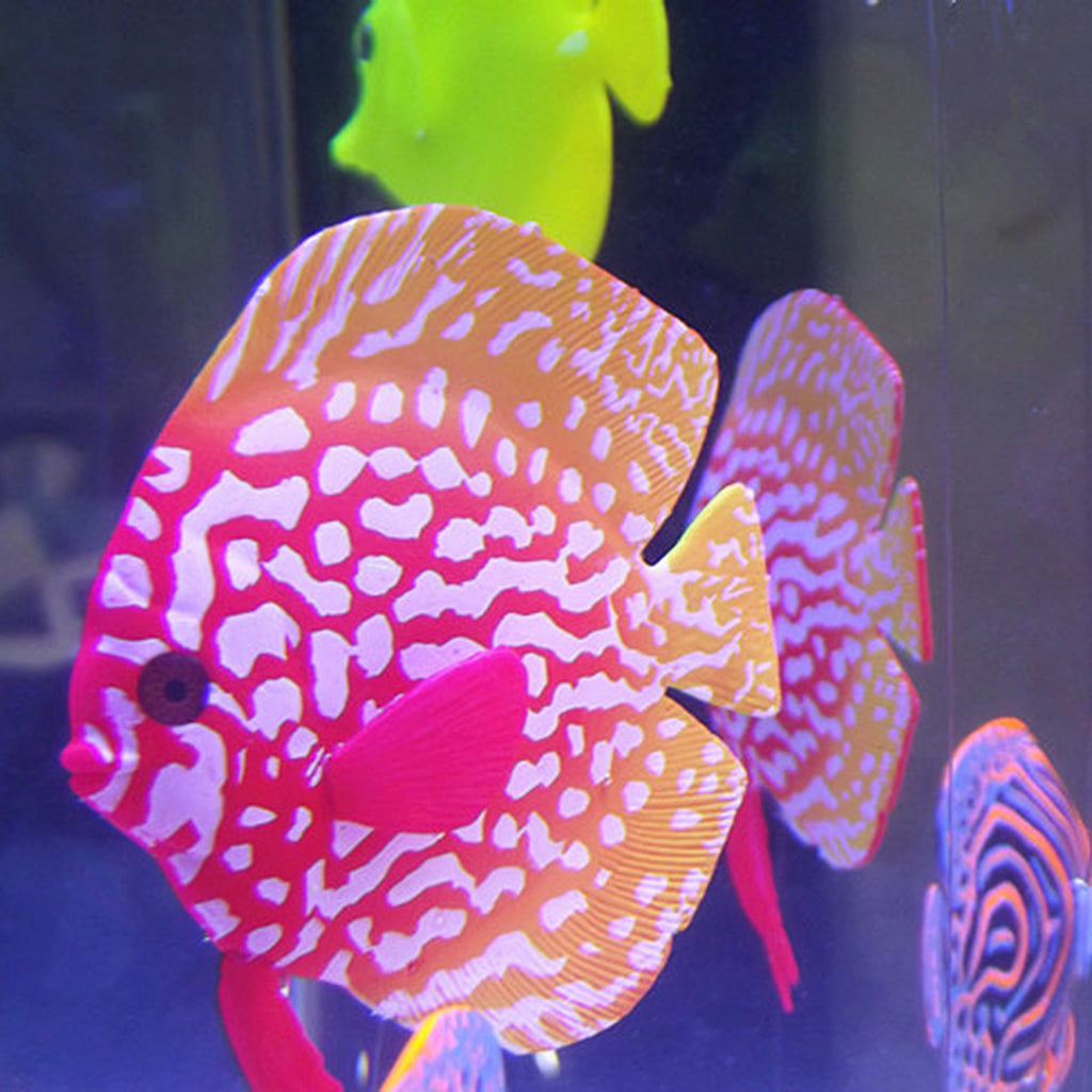 Luminous Simulation Fish Aquarium Glow Decoration Artificial Fishes Red