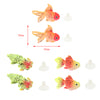 2 Pack Artificial Moving Floating Fish for Fish Tank Aquarium Decor Type 1