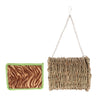 Small Animals Handmade Natural Straw Hammock with Warm Mat