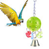 3 Pcs Colorful Chain Bell Toy Chewing Toy for Parrots Bird Cage Hanging Toy