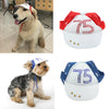 1 Pc Pet Baseball Cap Summer Outdoor Sunbonnet Visor Cap for Cat Dog Red L