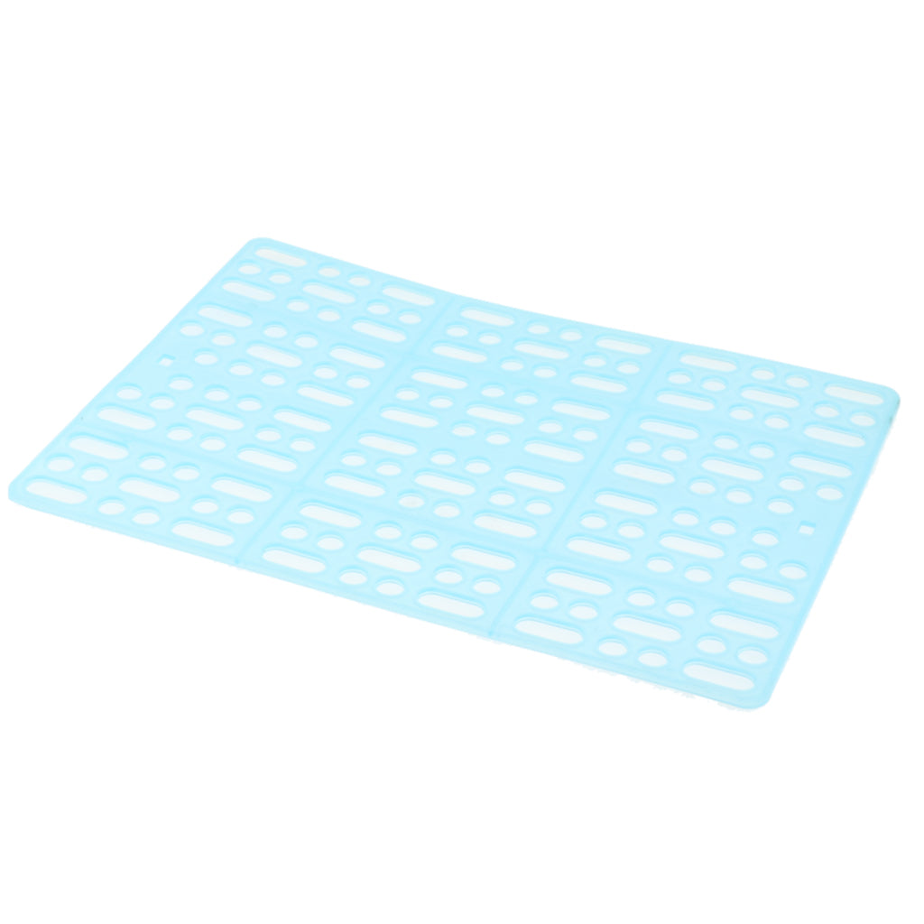 Rabbit Pad for Cages Hamster and Other Small Animal Cage Hole Mats Blue