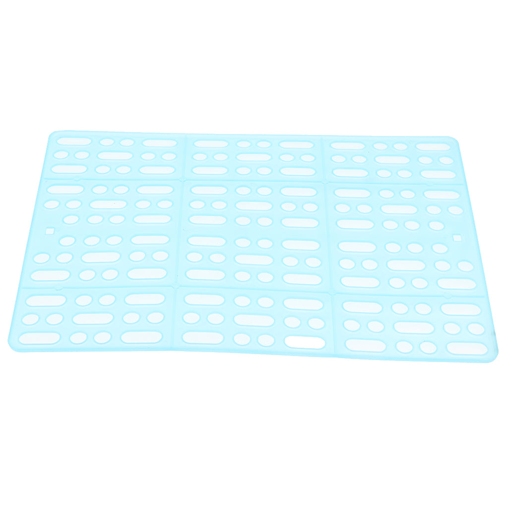 Rabbit Pad for Cages Hamster and Other Small Animal Cage Hole Mats Blue