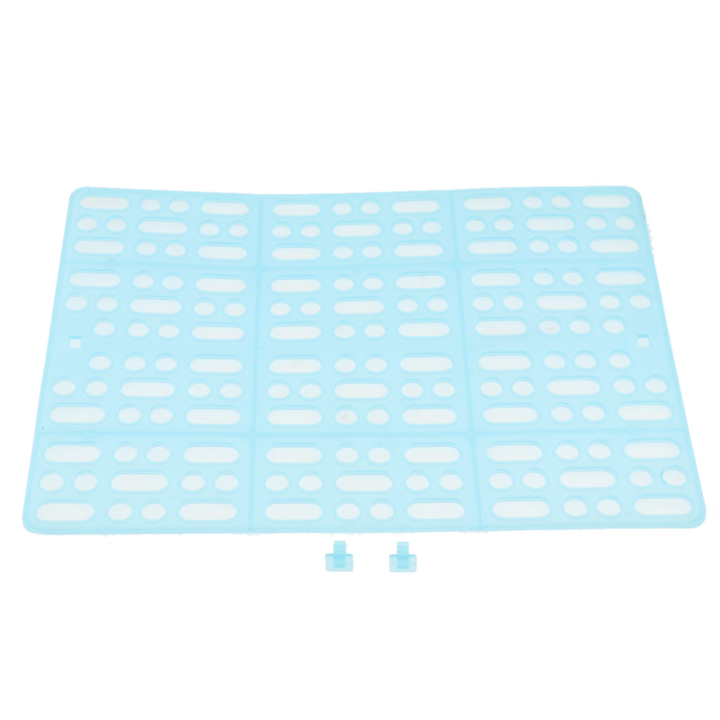 Rabbit Pad for Cages Hamster and Other Small Animal Cage Hole Mats Blue