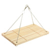 Pets Toys Hanging Bird Cage Hammock Swing Toy Wooden Hanging Perch Toy