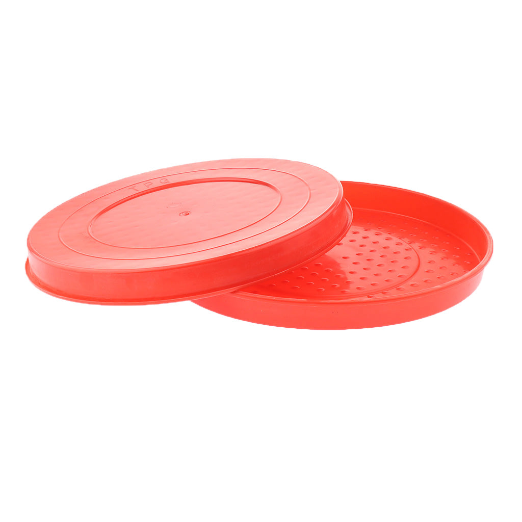 2 Pack Reptile Food Water Bowl Chicken Food Water Tray 35cm