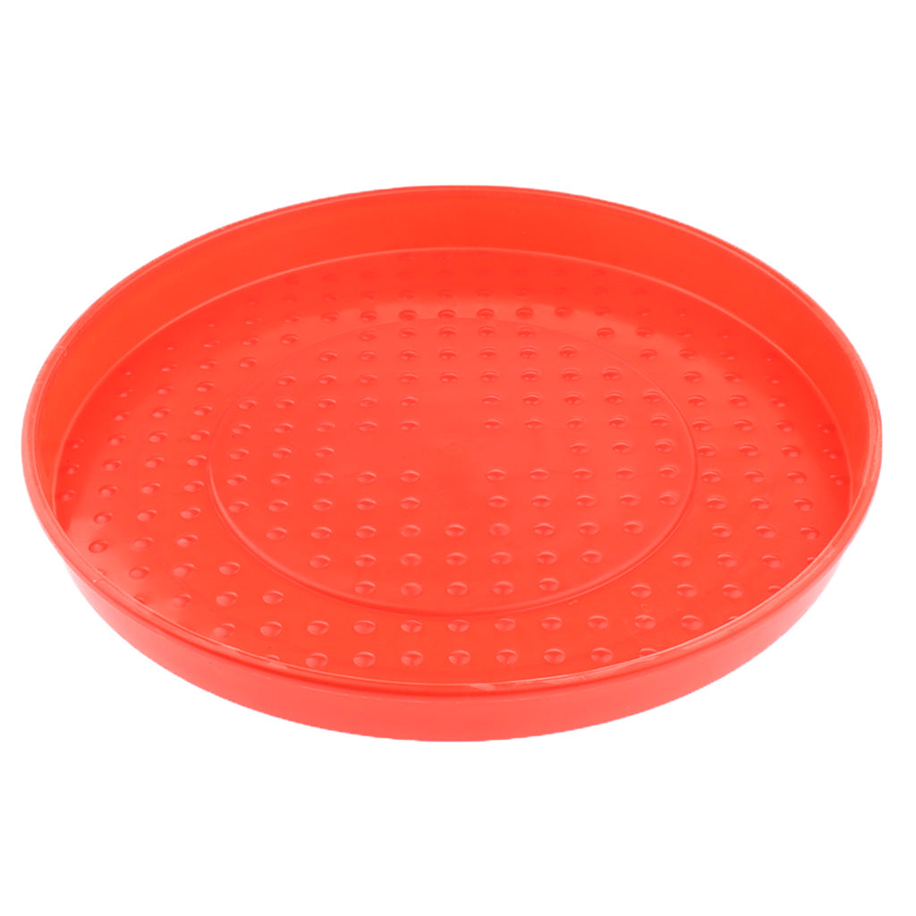 2 Pack Reptile Food Water Bowl Chicken Food Water Tray 35cm