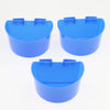 10 Pcs Pigeons Sand Cups Bird Food Water Container Plastic Bowl for Cage L