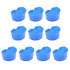 10 Pcs Pigeons Sand Cups Bird Food Water Container Plastic Bowl for Cage L