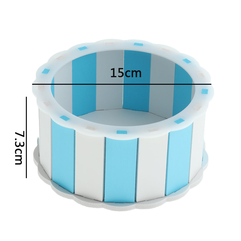 Hamster Running Wheel Exercise Running Toy for Small Animal Light Blue White