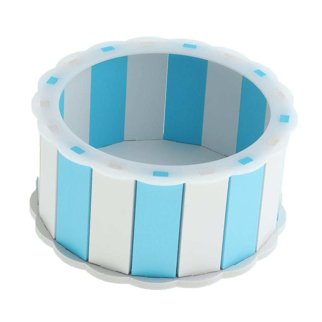 Hamster Running Wheel Exercise Running Toy for Small Animal Light Blue White