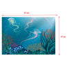 3D Aquarium Landscape Decorative Poster Fish Tank Wall Background  61x41cm