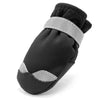 4 Pcs Pet Dog Shoes Boots Anti-Slip Waterproof Pet Paw Protector Dog Shoes  Black-M