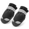 4 Pcs Pet Dog Shoes Boots Anti-Slip Waterproof Pet Paw Protector Dog Shoes  Black-M